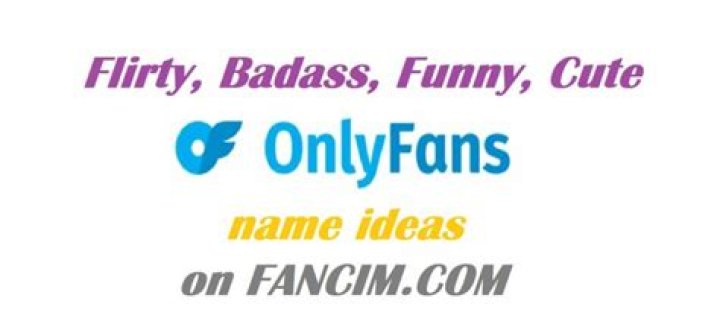 Onlyfans name ideas for couples