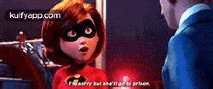 What is elastigirl saying on the plane?