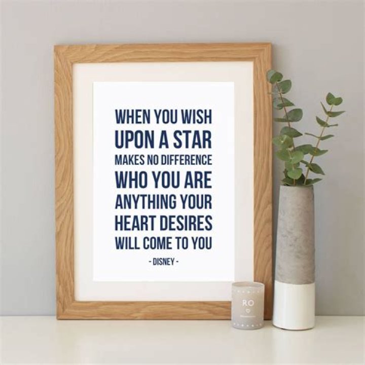 When I wish upon a star meaning?